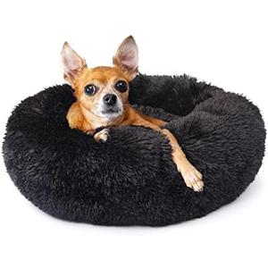 Puppy Beds for Small Dogs Washable" Blue Calming and Anxiety Pet Beds Fluffy and Plush Durable Small Dog Bed