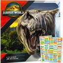 Jurassic World Calendar 2026 - Deluxe 2026 Jurassic World Dinosaurs Wall Calendar Bundle with Over 100 Reminder Stickers (Jurassic Park Gifts, Office Supplies)
