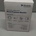 Alcedo Blood Pressure Monitor for Home Use, Automatic Digital BP Machine with Large Cuff for Upper Arm (Black Backlit Screen)