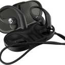 Skullcandy Push 540 Open Wireless Open-Ear Bluetooth Earbuds, Headphones, Sweat and Water Resistant, 42 Hours Battery, Detachable Neckband, Secure Fit, Microphone for iPhone Android - True Black
