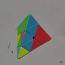 D-FantiX QYTOYS Qiming Pyramid Speed Cube Stickerless Triangle Cube 3x3 Puzzle