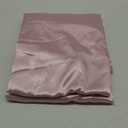 Vonty Satin Sheets Queen Size Silky Soft Satin Bed Sheets Pink Sheet Set, 1 Deep Pocket Fitted Sheet + 1 Flat Sheet + 2 Pillowcases