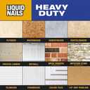 3 x Liquid Nails Heavy Duty Construction Adhesive (LN903), 10 oz