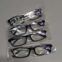 Gaoye Multi Pack Reading Glasses - Blue Light Blocking Lenses, TR90 Frames, UV400 - Eyeglasses with Clear Vision (Black, 2.5x)