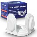 Ecohohoyyds Bed Sheet Holders for Corners: Fitted Bed Sheet Holders with 2 Pack Twist-Cap Clips Keep Sheets Tight Heavy-Duty Grippers Quick Install