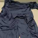 CXXQ Women Sexy 2 Piece Outfits Club Self Tie Crop Top Capri Leggings Sets Tracksuits, Summer, Off Shoulder, Pantsuits, Clubwear, Party, Night Out, Matching Set, Pants, High Stretch, Slim Fit, Medium