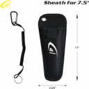 danco 2 Pack Aluminum 7.5 Precision Fishing Pliers with Stainless Steel Jaws, Cuts Braid with Ultra-Sharp Tungsten Carbide Side Cutter, Lockable, with Sheath, perfect for Fresh & Saltwater