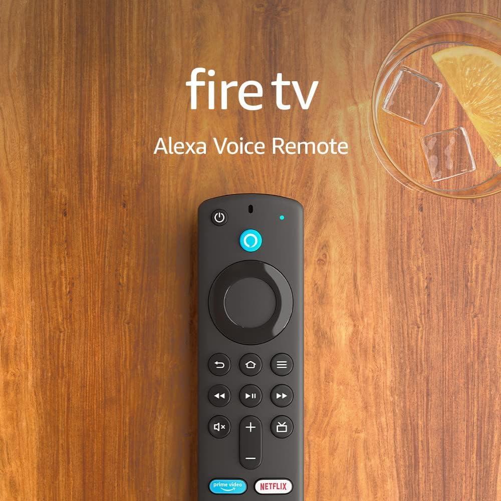 Amazon Fire TV Alexa Voice Remote (3rd Gen) with TV controls, Requires compatible Fire TV device, 2021 release