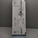 Zenna Home Tension Pole Shower Caddy Corner Organizer, Adjustable Standing Shower Caddy with 4 Baskets, Rust Resistant Bathroom Tension Rod Organizer, 60 to 97 Inch, Matte Black