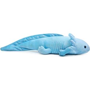 Axolotl Plush - Blue Axolotl Stuffed Animal, Realistic 20" Cute Ambystoma Creepy Amphibians Plush Toys, Unique Plush Gift Collection for Kids