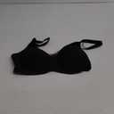 LUCKMEEY Bras for Women No Underwire Deep V Wireless Bra Push Up Full Coverage Bralettes Everyday Bra Seamless Bras (Black ,M )