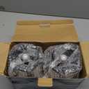 AUDLES 2 Pack Garage Light, 200W 20000LM 6500K LED Shop Lights, Garage Lights Ceiling Led with 6+1 Deformable Panels, Screw in E26/E27 Socket Bulb for Warehouse, Workshop, Basement, Barn Lighting