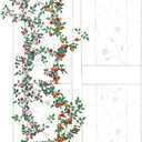 Sungmor Metal Trellises for Climbing Plants, Overall 20 Inch Width & 82.5 Inch Tall, 2PC White Pack, Decorative Retro Style Trellis Fence Panels, Garden Plant Support, Flower Rose Climbing Rack