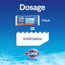 Clorox Pool&Spa Shock XTRABLUE Plus, Kills Bacteria & Algae in Swimming Pools, Swim-Ready in 15 Minutes, (12-Pack), Granular