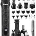 Ufree Beard Trimmer for Men, Electric Razor Shavers, Cordless Hair Clippers, 7 in 1 Beard Grooming Kit for Mustache, Body, Nose and Facial, Gifts for Men (Black)