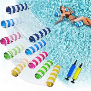 JUXIAO 5 Pack Upgrated XL Water Pool Floats, 4-in-1 (Hammock, Saddle, Lounge Chair, Drifter) Multi-Purpose Water Pool Float, Non-Stick PVC Material JUXIAO 5 Pack Upgrated XL Water Pool Floats, 4-in-1 (Hammock, Saddle, Lounge Chair, Drifter) Multi-Purpose Water Pool Float, Non-Stick PVC Material