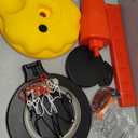 Delta Children Disney Mickey Mouse Plastic Basketball Set - Includes Basketball Hoop, 1 Basketball and Ball Pump, Red/Black
