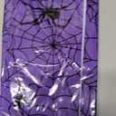 3 Pack Halloween Tablecloth-54 x 108 Inch Spider Web Design Purple