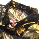 SSLR Mens Short Sleeve Button Down Shirts Casual Summer Hawaiian Shirts for Men (Blue, S)