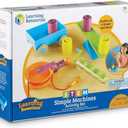 Learning Resources STEM Simple Machines Activity Set, Hands-on Science Activities, 19 Pieces, Ages 5+