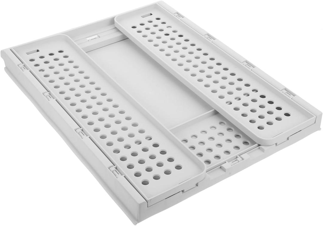 Dividers Organizer Closet Organizer Bins Stacking Plastic Storage Dresser Drawer Dividers Wardrobe Easy Access Pullout (43.00X33.00X18.50CM)