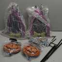 Lulu Home Halloween Yard Stake, 46.4" Solar Lighted Metal Pumpkin Head Scarecrow Stake, Outdoor Decoration Garden Lawn Driveway Yard Sign for Halloween (2 Pack)