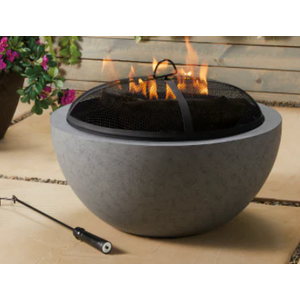 Hd Designs Outdoors, Deep Bowl Fire Pit, 24 inch Round
