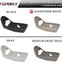 TQPONLY Passenger Seat Plastic Trim Cover Panel,Fits 2011-2019 Dodge Grand Caravan/2011-2016 Chrysler Town and Country Right Side Power Seat Switch Control Bezel Shield (Sandstorm-Beige)