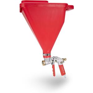 Texture - Pro 200 Hopper Gun, Complete Kit for Wall and Ceiling Texturing, with Air Control Valve, Made in The USA, 052-020 (One Size)