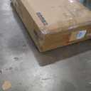 HOMCOM Kitchen Island Cart with Rubber Wood Top, Rolling Kitchen Island Table on Wheels with Drawers, Adjustable Shelves, Spice Rack and Towel Rack for Dining Room, Black