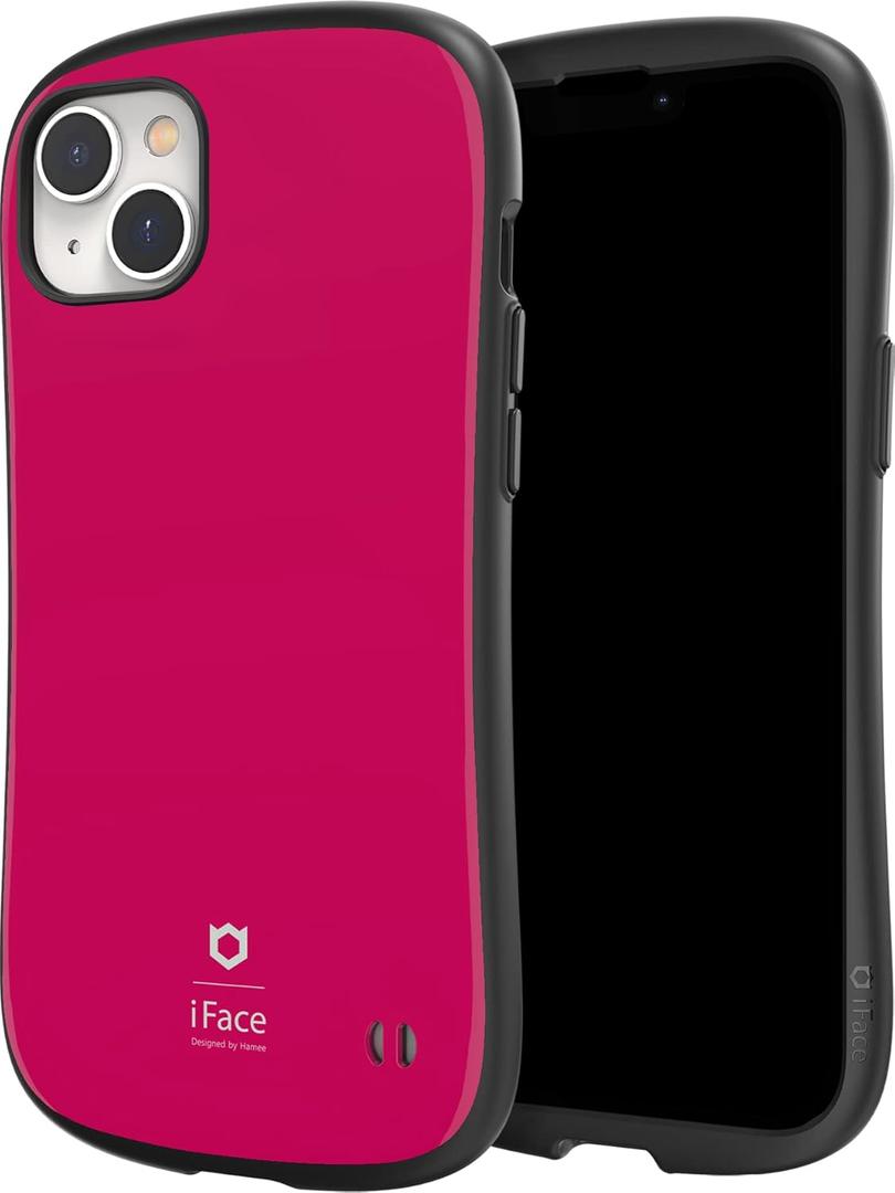 iFace First Class Designed for iPhone 14 Plus Case (6.7")  Cute Shockproof Protective Dual Layer [Hard Shell + Bumper] Phone Cover for Girls, Women [Drop Tested] - Hot Pink