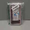 LEMAXELERS Case for Samsung Galaxy S24 FE: Slim Mirror Design Clear View Flip Bookstyle Ultra Slim Protecter Shell with Kickstand - Rose Gold