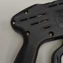 Short Pressure Washer Gun, 5000 PSI Max Swivel High Pressure Washer Extension Wand with 5 nozzles, M22 14MM Swivel Connect & M22 15MM, Car Wash Kit Power Washer Gun for Cars, Driveway, Yard, Fence (Black)