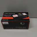 2 Deck Automatic Card Shuffler (Includes Cards) with One Touch - Low Noise USB/Battery-Powered Electric Shuffler for Poker, Blackjack, UNO, Casino Games, Home Use