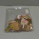 Christmas Gingerbread House Decorations PVC Soft Glue Hanging Christmas Tree Decoration Scene Layout Props (12)