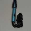 Farery Mini Thermal Brush, Curling Iron 3/4 Inch, Heated Round Brush for Volumizing and Small Curls, Travel Size Hot Brush for Short & Thin Hair, Dual Voltage, One Heat 392F, Touch-ups, Blue