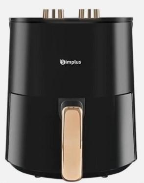 SIMPLUS 4.5QT Air Fryer, 1300W Adjustable Temperature Airfryer Oven, 6 Preset Cooking Options, 392°F Rapid Air Crisp Technology, Quick & Easy Meals in Minutes, Nonstick & Easy-Clean Basket, Black