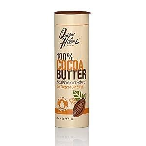 Queen Helene 100% Cocoa Butter Stick – Nourishing & Softening Solid Moisturizer for Dry, Chapped Skin & Lips (1 oz / 28g