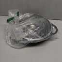 12 Inch Pre-Seasoned Cast Iron Skillet - Wok Round Bottomed Frying Pan with Assist Handles,Tempered Glass Lid, Cast Iron Scrubber,Silicone Oven Mitts for Stovetop,home baking  (Glass Lid)