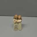 Elegant Mother and Daughter Figurine  5.7 Tall Resin Sculpture with Hand-in-Hand Pose, Rustic Crackle Finish, Meaningful for Mom Mothers Day, Birthday (Mom-Dau)