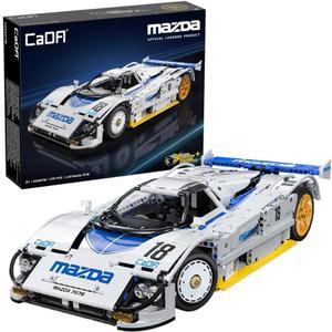 CaDA Officially Licensed Mazda 787b Le Mans Championship Race Car Building Moc Kit 1:10 Scale Collectible Model Fans for 8+ 1,797pcs Display Toy Gift for Kids & Adults C63007W CaDA Officially Licensed Mazda 787b Le Mans Championship Race Car Building Moc Kit 1:10 Scale Collectible Model Fans for 8+ 1,797pcs Display Toy Gift for Kids & Adults C63007W