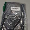 Screen Repair Kit Easy DIY Project 36" x 90" Fiberglass Screen Mesh with Rolling Tool and Screen Retainer Spline Screen Replacement kit for Windows Sliding Doors and Patio Screens (36" x 90", Black)