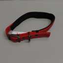 PetiFine Dog Collar for Large Dogs, Neoprene Padded and Adjustable, Reflective Wide Heavy Duty Pet Collars with Durable Metal Belt Buckle for Walking, Red, L (Large(19"-23"))