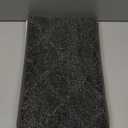 COSY HOMEER Edging Stair Treads Non-Slip Carpet Mat 28inX9in Indoor Stair Runners for Wooden Steps, Edging Stair Rugs for Kids and Dogs, 100% Polyester TPE Backing (4pc, Black)