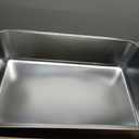 Stainless Steel Litter Box, 23.6x15.7"x6" Deep Stainless Steel Cat Litter Box Extra Large, XL Metal Litterbox for Big Cats with High Sides, Non Stick Surface, Easy to Clean