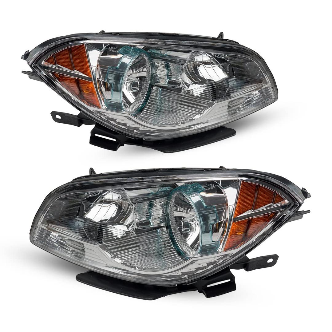 Torchbeam Headlight Assembly Compatible with 2019 2020 2021 2022 2023 Chevy Malibu OE Headlamp Replacement for Black Housing Amber Reflector, Driver Side, GM2502498, 84680167