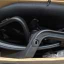 BestOffice | Ergonomic Office Chair | Mid-Back Swivel Desk Chair | Breathable Backrest & Lumbar Support | Adjustable Height | Sponge Seat | Rolling Wheels | Black | for Adults & Women