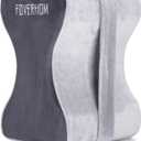 foverhom Memory Foam Knee Pillow,Orthopedic Leg Pillow for Sciatica Relief,Back Pain, Pregnancy, Leg Pain, Hip Pain and Sciatica Relief, Grey