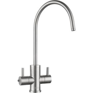 304 Stainless Steel 2 Way Instant Hot and Cold Water Dispenser Boiling Water Faucet Only Brushed Nickel