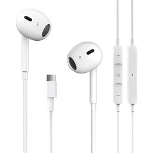 USB C Headphones for iPhone 17/16/15 Pro Max Plus Type C Earphones with Microphone & Remote Noise Cancelling Earbuds for iPhone 17/16/15 Pro, iPad, Galaxy S23/S22/S21/S20/Ultra Note 10/20